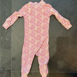 Hanna Andersson Light Purple Unicorn Print Kids Sleep Zippy 12-18 Month